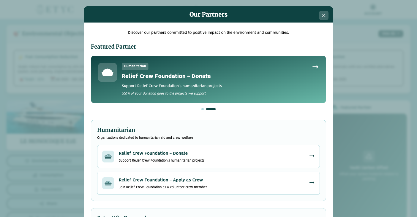 The Featured Partner banner in the platform partners view