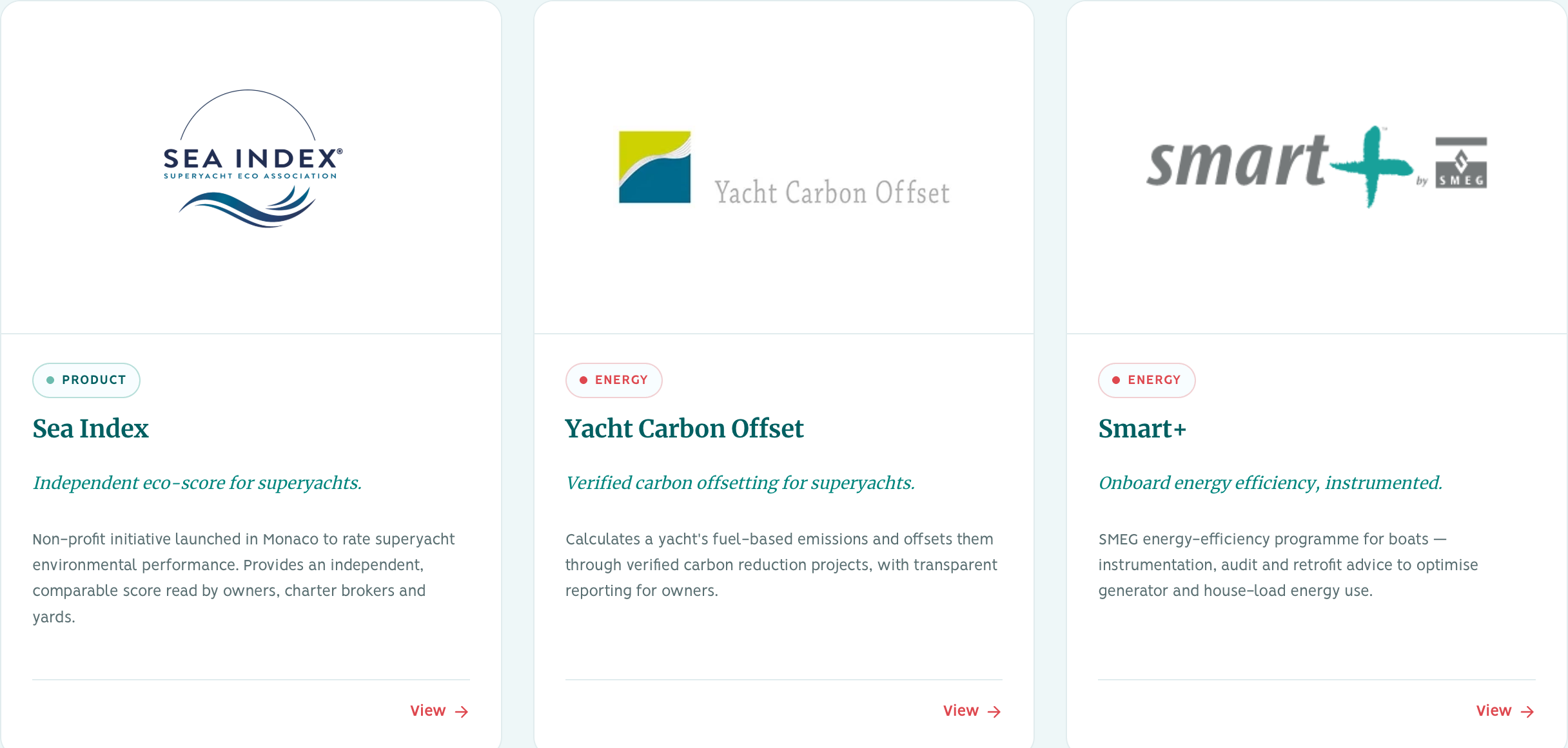 Partner cards in the etyc.fr public directory